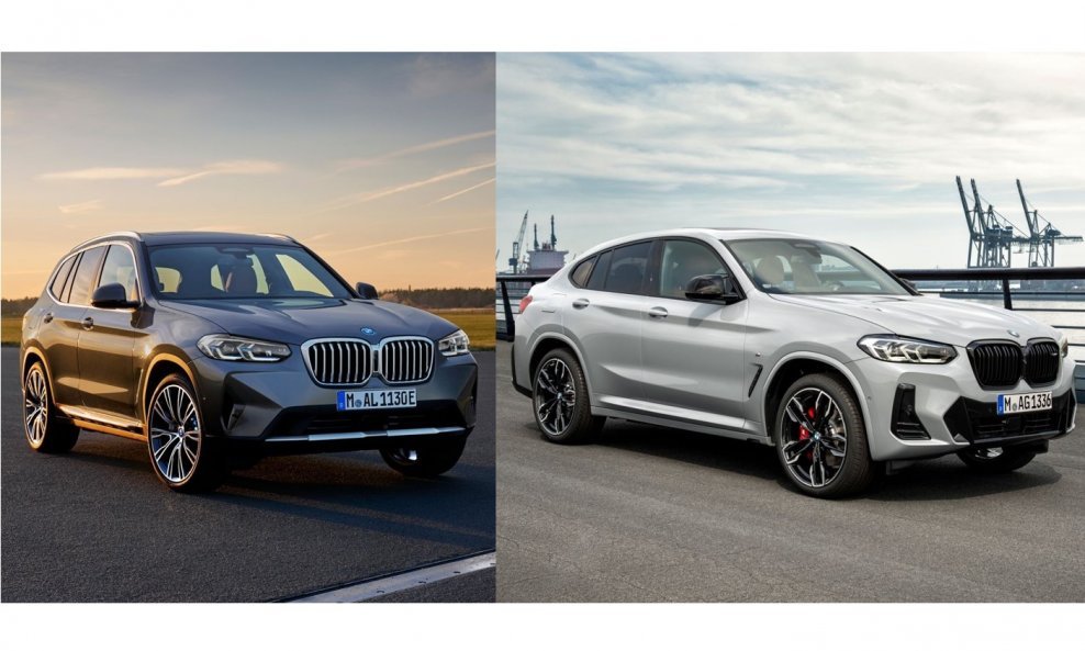 BMW X3 i X4 facelift