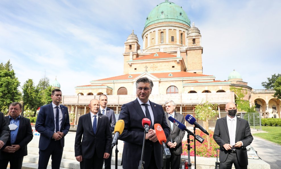 Andrej Plenković na Mirogoju