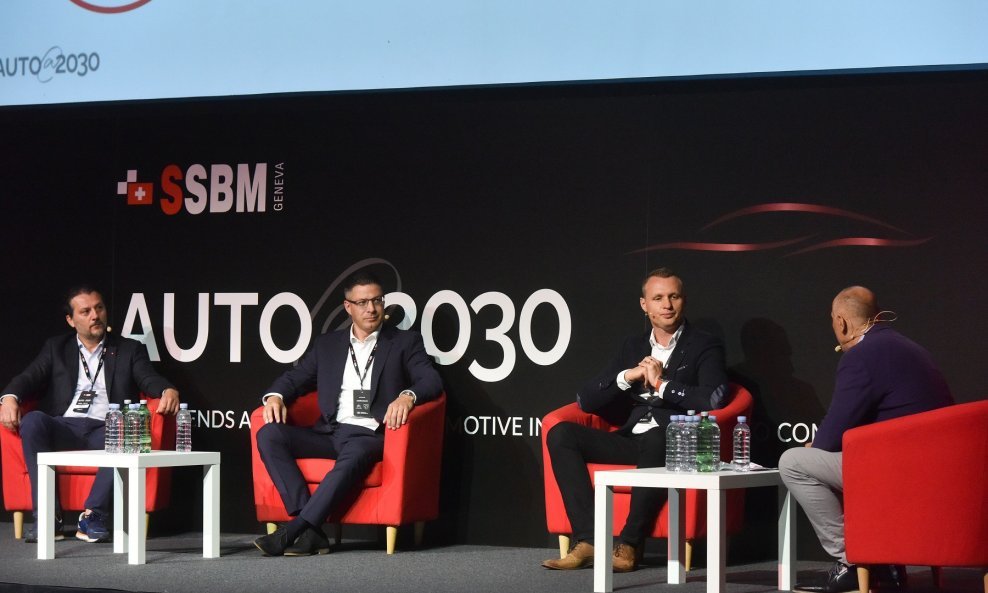 Ivo Ivančević, Petar Nevistić i Domagoj Burić na konvenciji autoindustrije Auto@2030 Adria