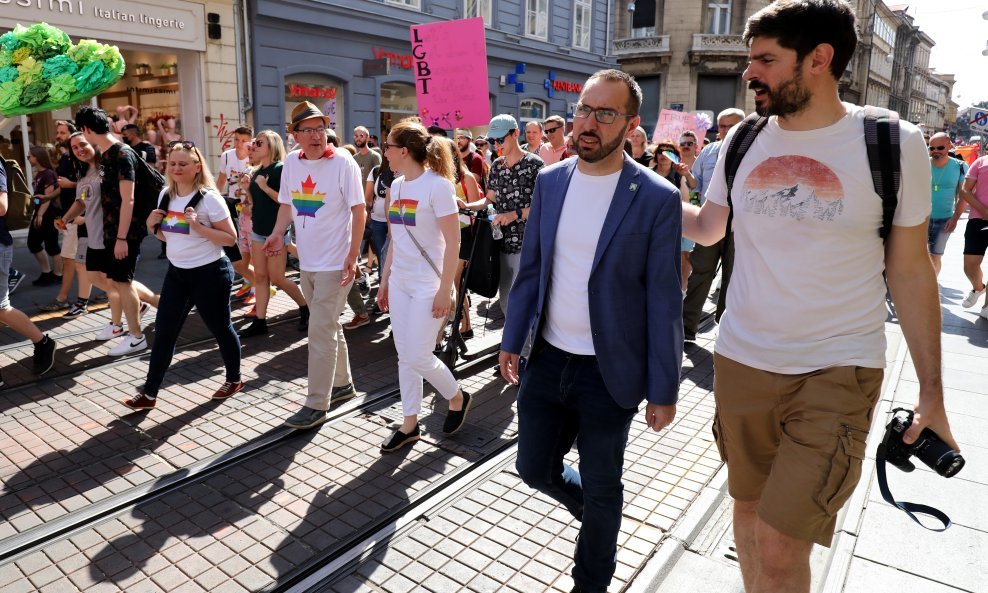 Tomislav Tomašević na Zagreb Prideu