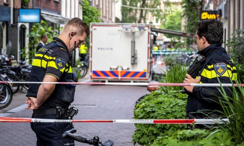 Mjesto napada u Amsterdamu