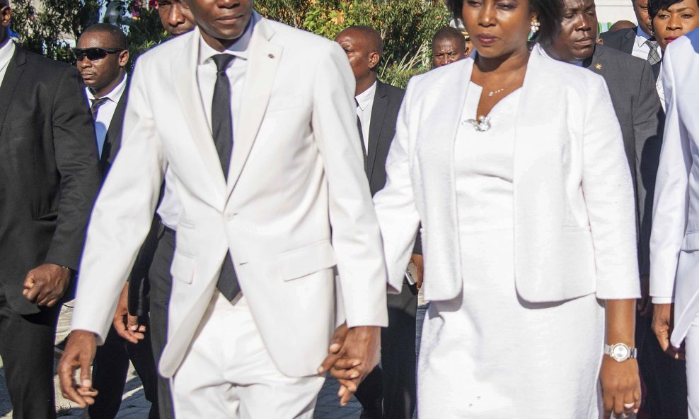 Predsjednik Haitija Jovenel Moise sa suprugom Martine