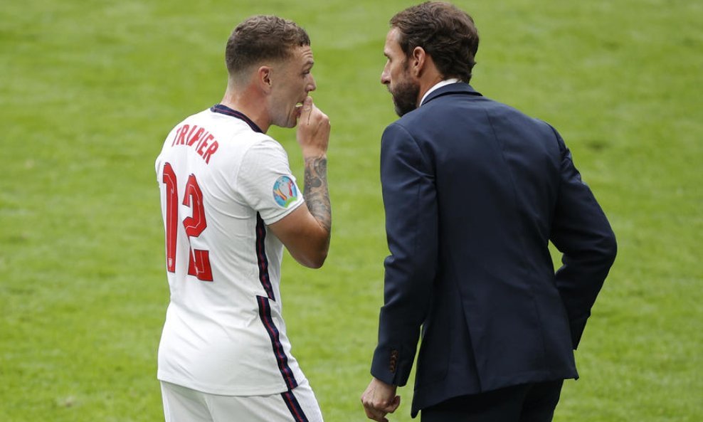 Gareth Southgate i Kieran Trippier