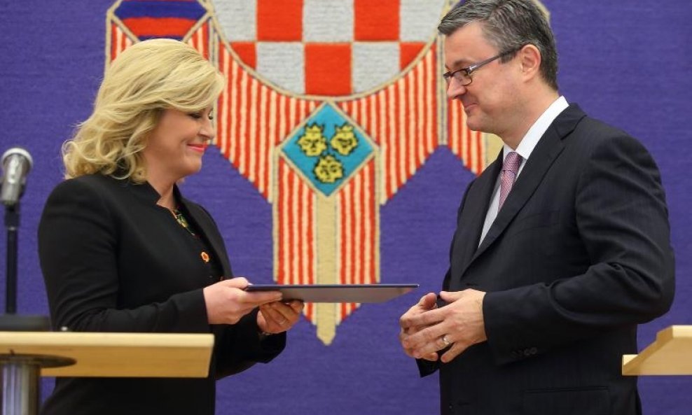 Kolinda Grabar Kitarović, Tihomir Oresković    