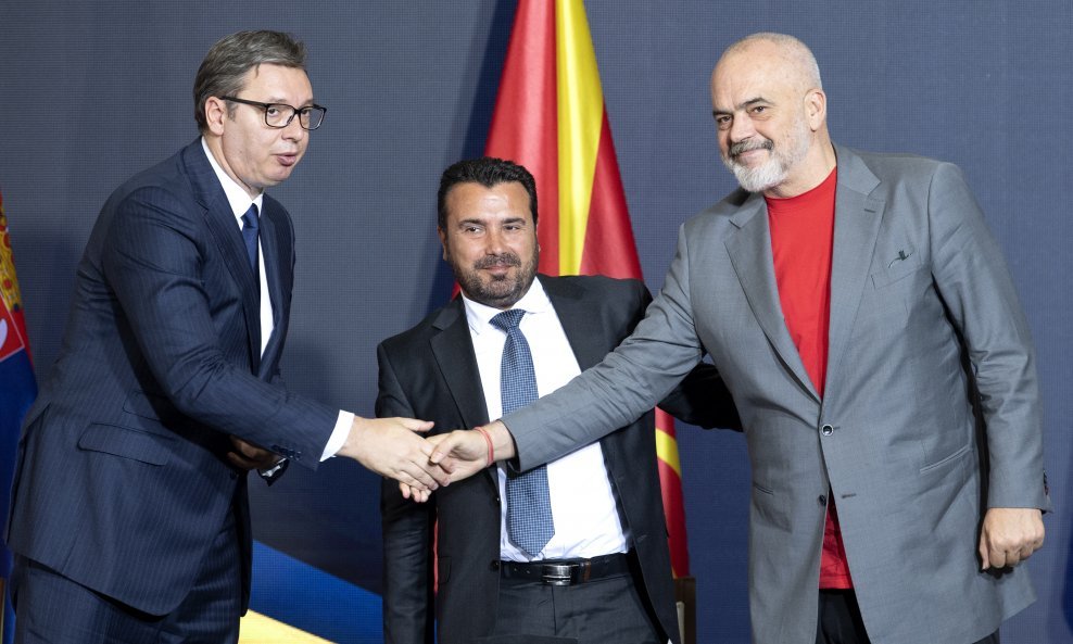 Aleksandar Vučić, Zoran Zaev i Edi Rama