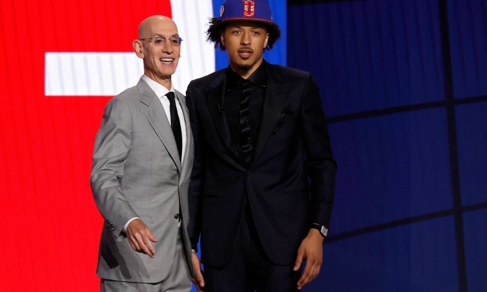 Adam Silver i Cade Cunningham