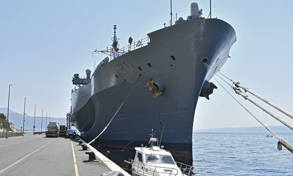 USS Mount Whitney u Splitu