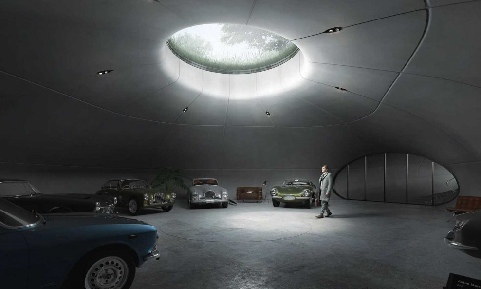 Podzemni salon klasičnih automobila u Varšavi