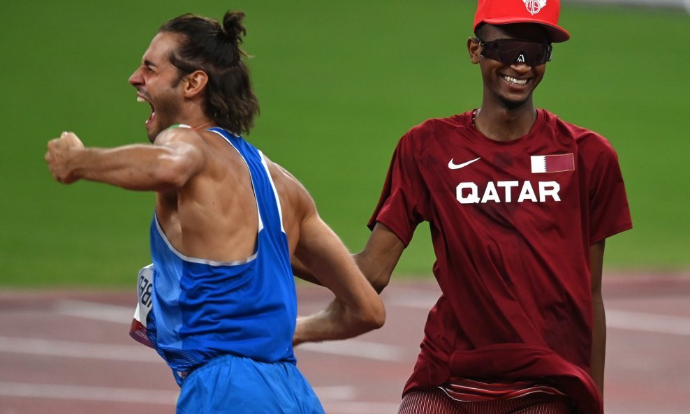 Gianmarco Tamberi i Mutaz Essa Barshim