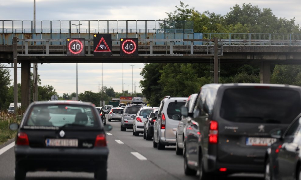 Gužva na zagrebačkoj obilaznici