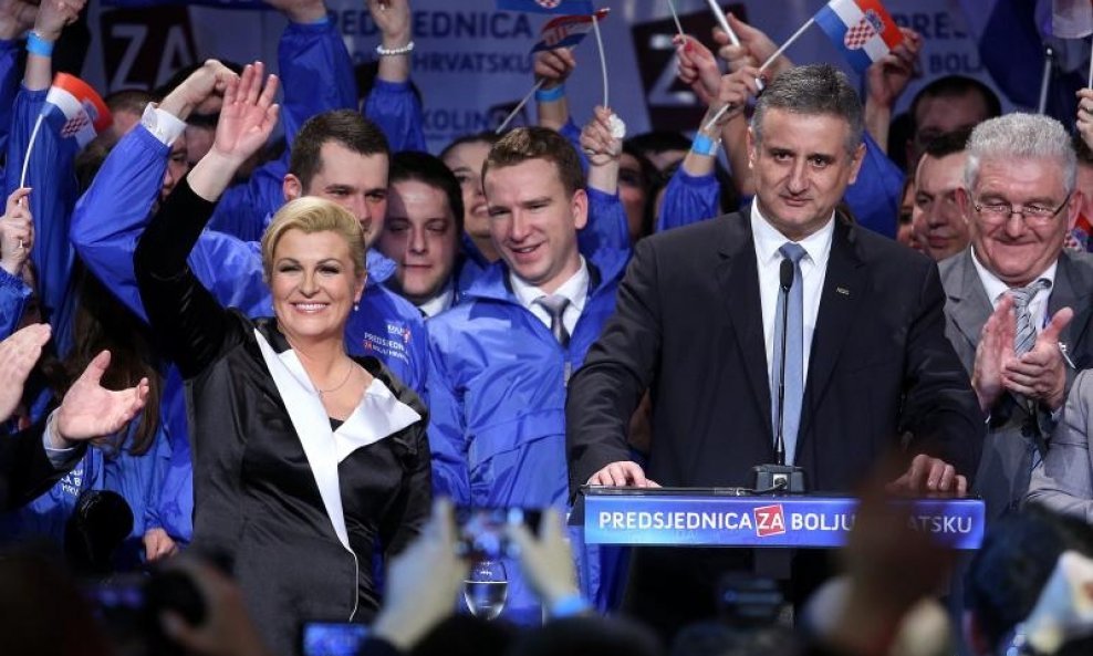 Kolinda Grabar Kitarović i Tomislav Karamarko