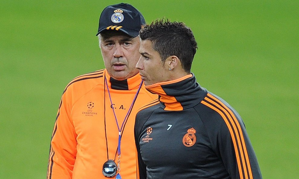 Carlo Ancelotti i Cristiano Ronaldo iz vremena zajedničke suradnje u Realu