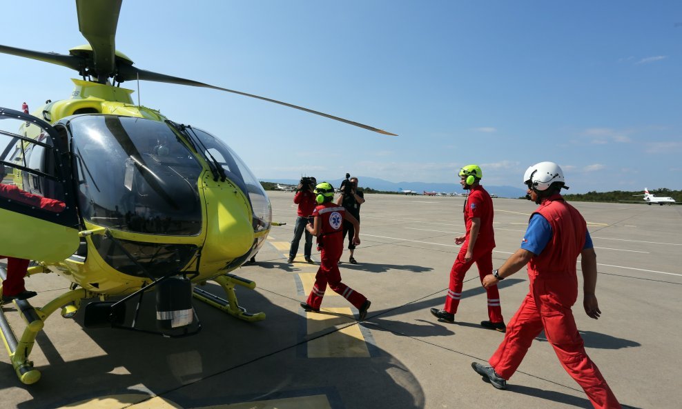 Prezentacija projekta Helikopterske hitne medicinske službe, 2015. godina
