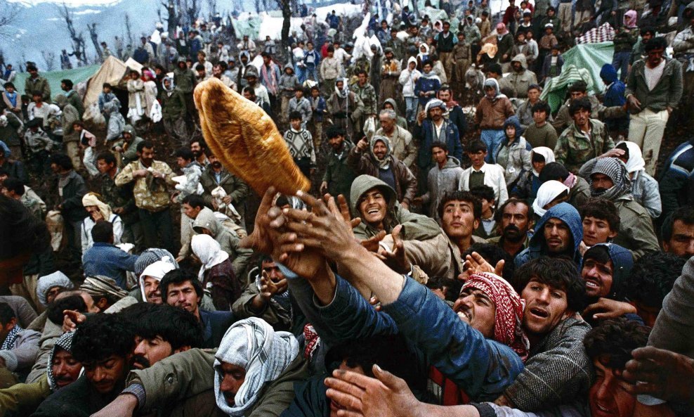 gladne kurdske izbjeglice