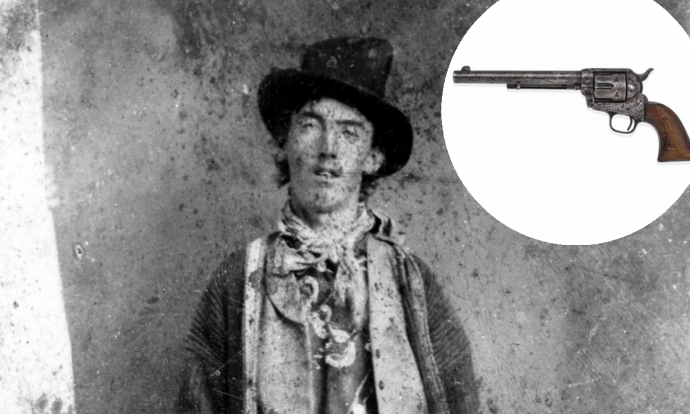 Billy Kid i pištolj kojim ga je ubio Pat Garrett