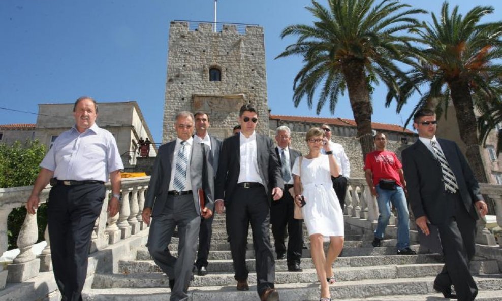 Zoran Milanović na Korčuli