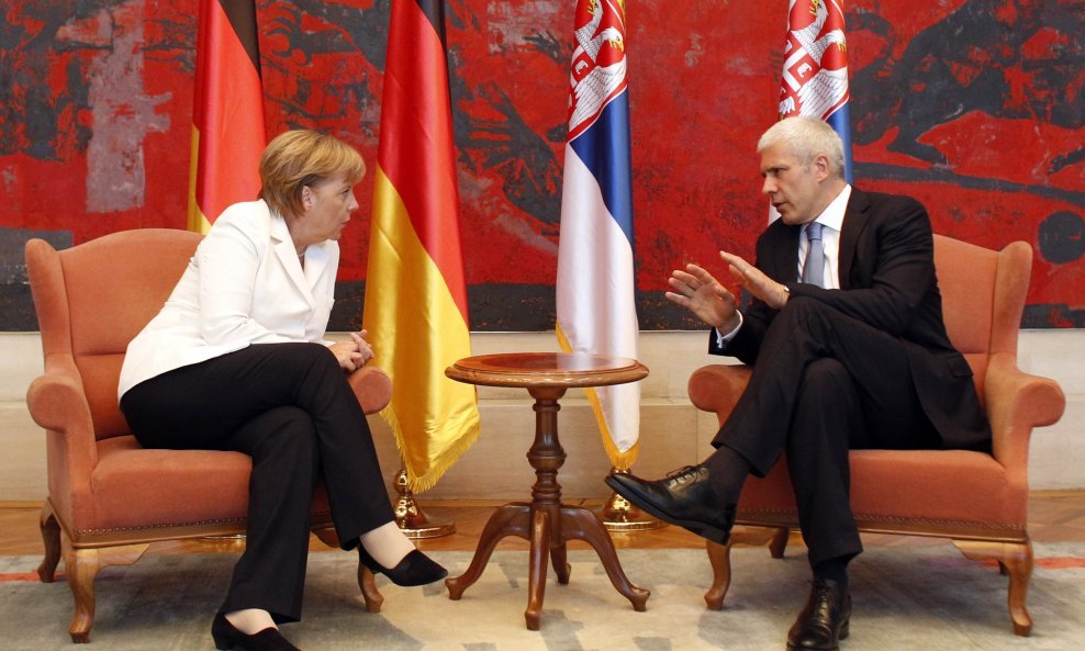 Angela Merkel i Boris Tadić