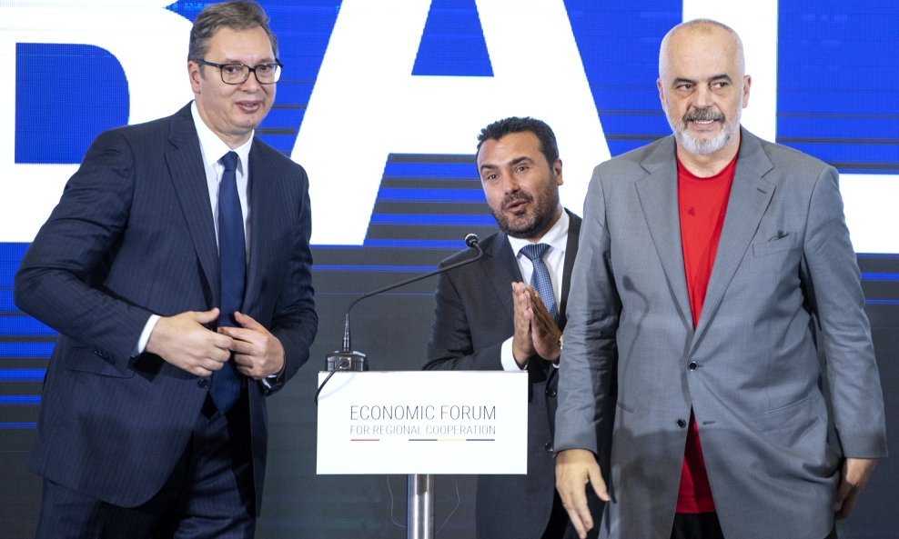 Aleksandar Vučić, Zoran Zaev i Edi Rama