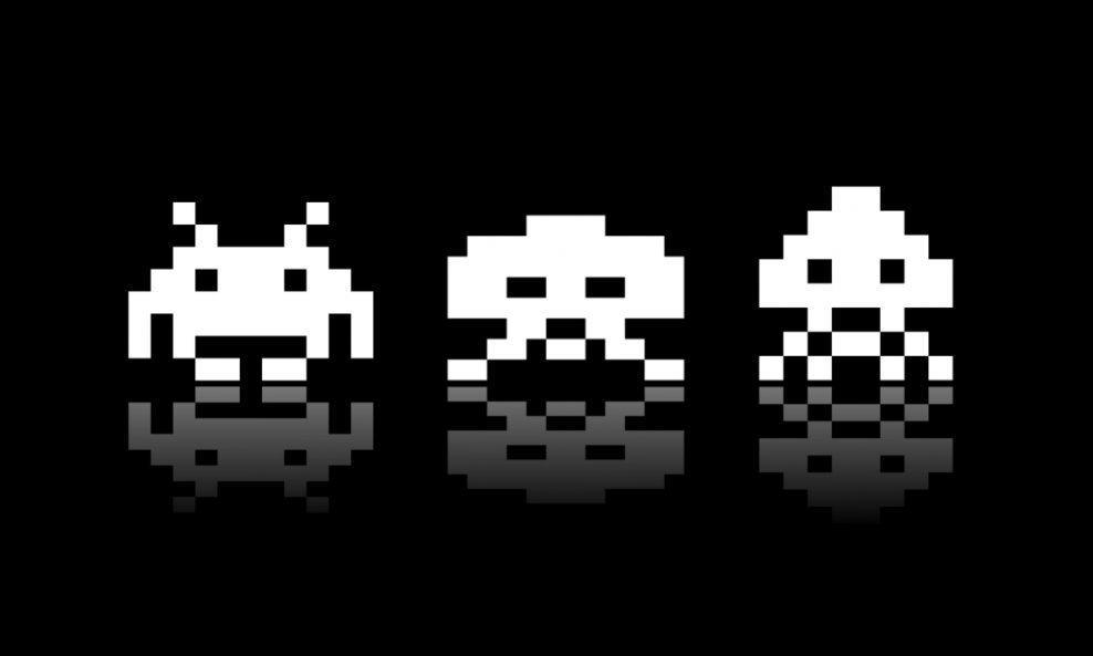 Space invaders art