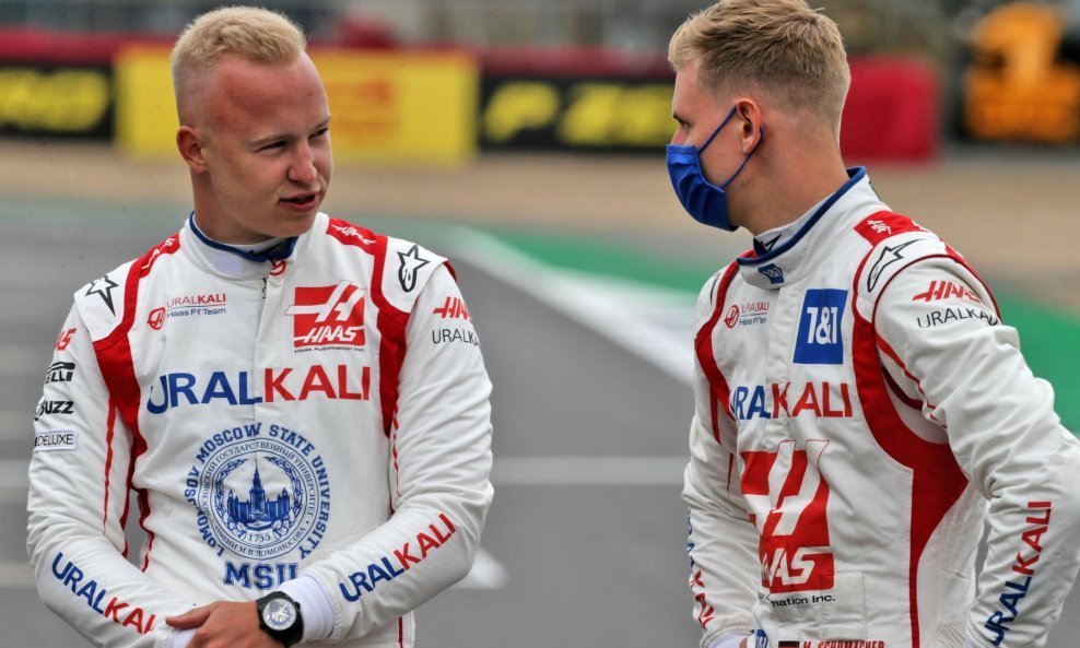 Nikita Mazepin i Mick Schumacher