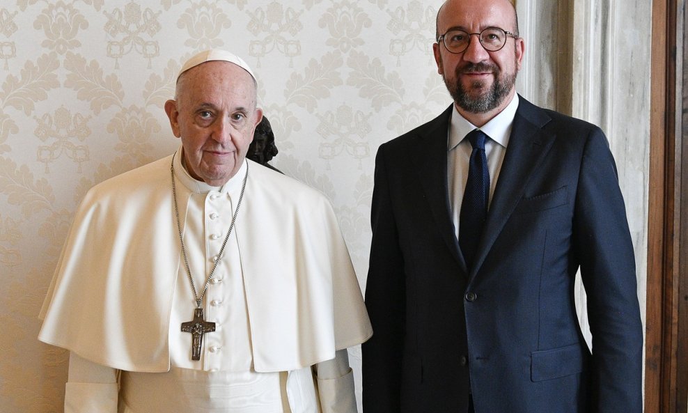 Papa Franjo i Charles Michel