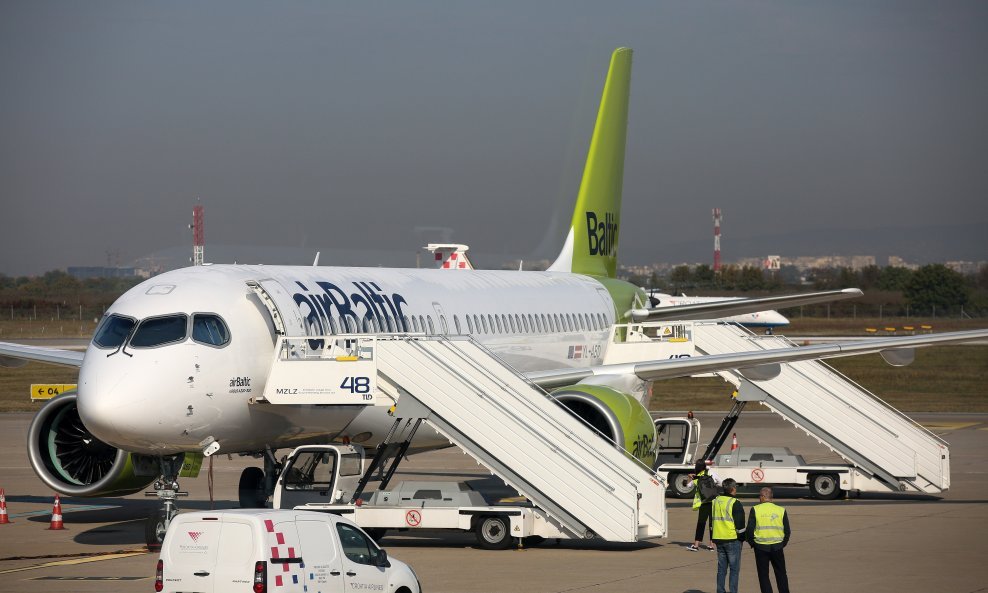 Prezentacija Airbusovog zrakoplova A220 na zagrebačkoj Zračnoj luci