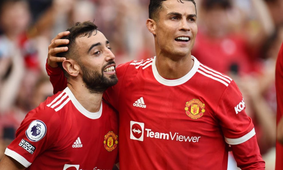 Bruno Fernandes i Cristiano Ronaldo