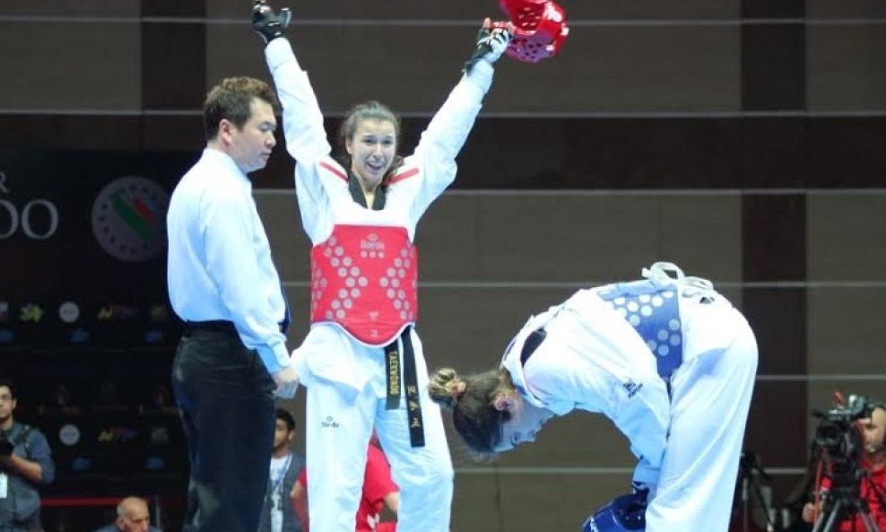 Iva Radoš Milica Mandić taekwondo