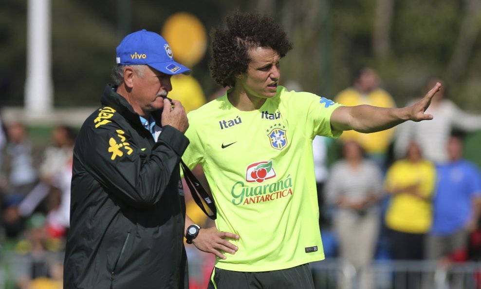 Felipe Scolari i David Luiz