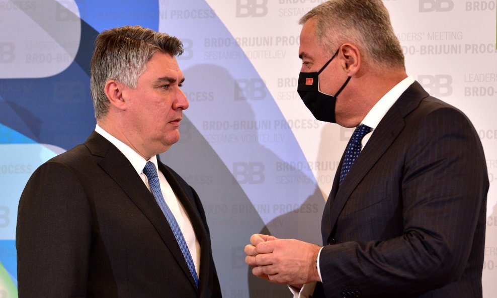 Milanović i Đukanović