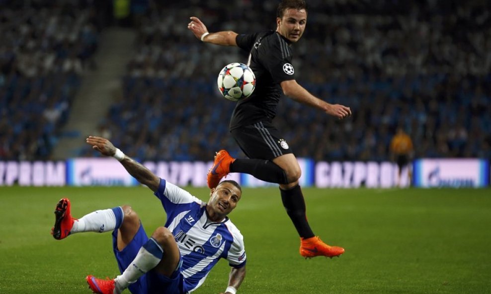 Porto - Bayern Munich, Mario Goetze (D) i Ricardo Quaresma