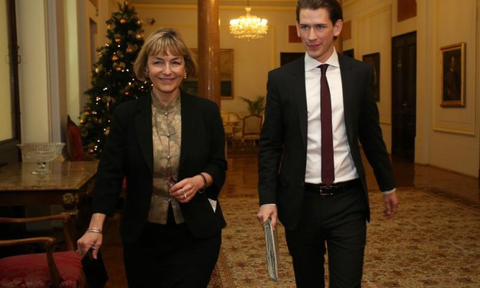 Vesna Pusić i Sebastian Kurz