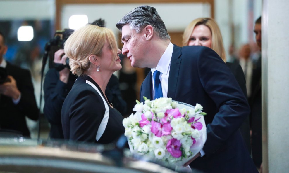 Kolinda Grabar Kitarović i Zoran Milanović