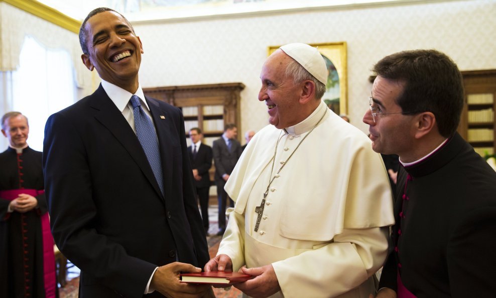 Barack Obama i papa Franjo