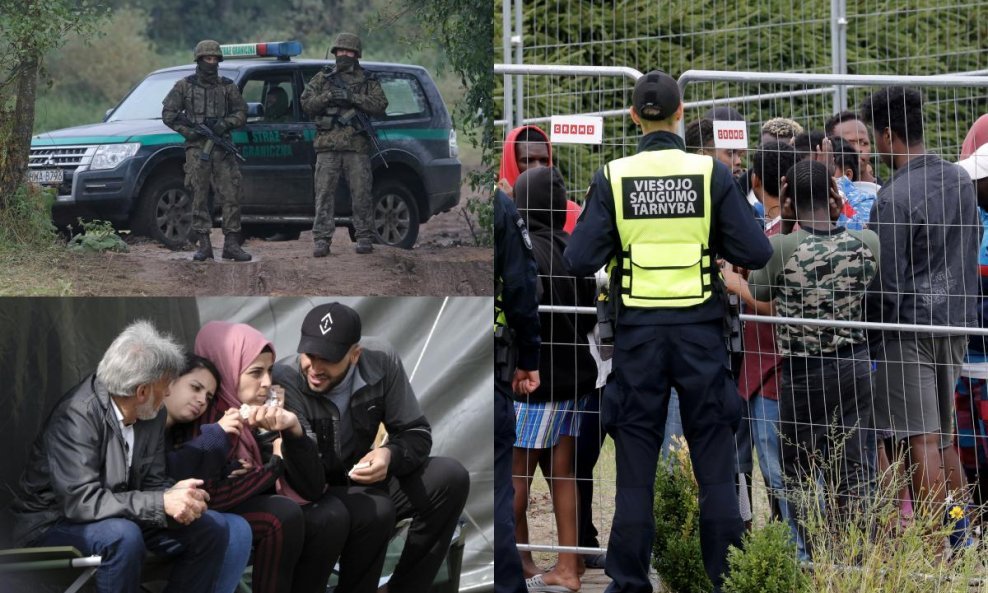 Migranti na granici Bjelorusije i EU-a