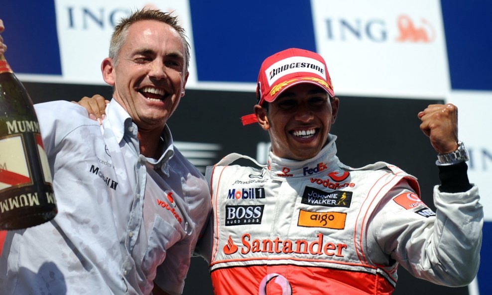 Martin Whitmarsh i Lewis Hamilton