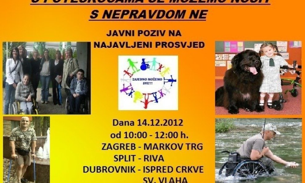 Zajedno možemo sve - prosvjed