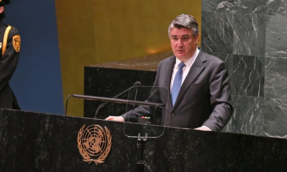 Zoran Milanović na Općoj skupštini UN-a