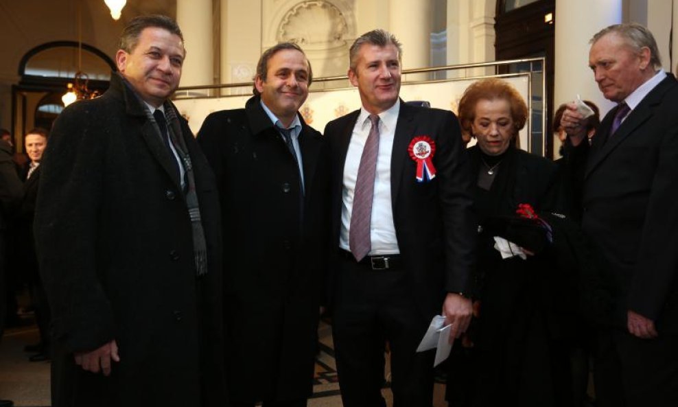 Damir Vrbanović, Michel Platini, Davor Šuker