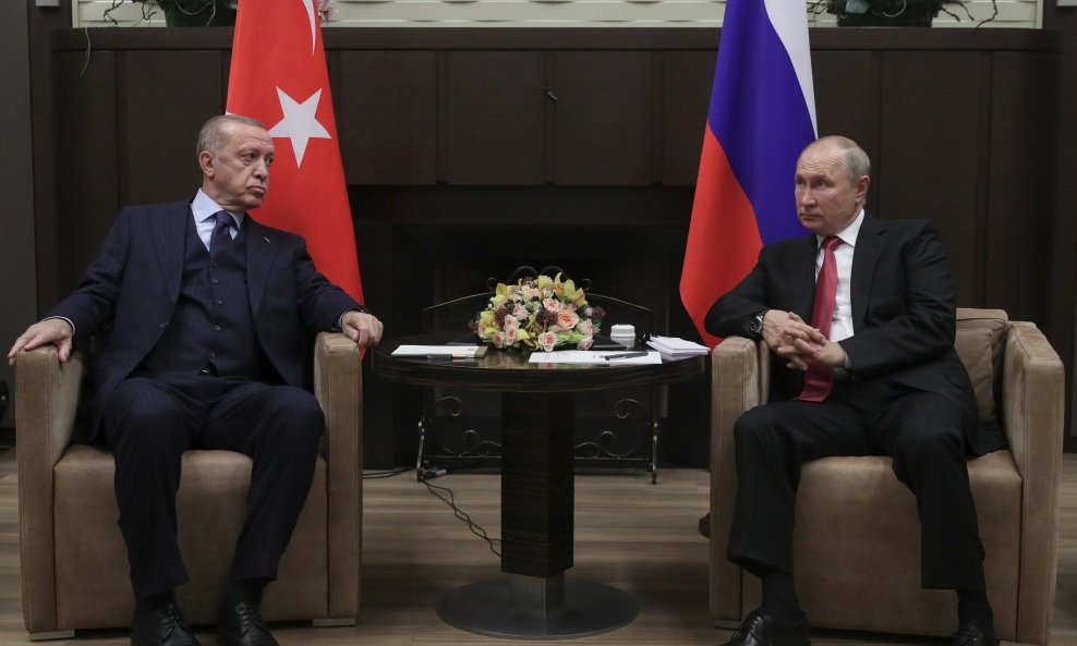 Recep Tayyip Erdogan i Vladimir Putin