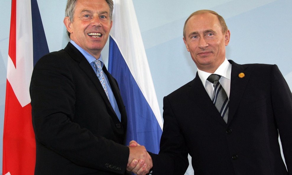 Tony Blair i Vladimir Putin