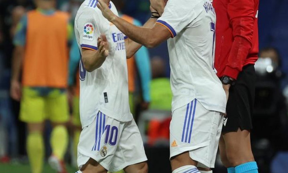 Luka Modrić i Eden Hazard