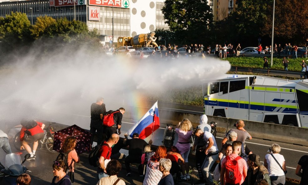 Ovako je bilo prošle srijede na prosvjedu u Ljubljani