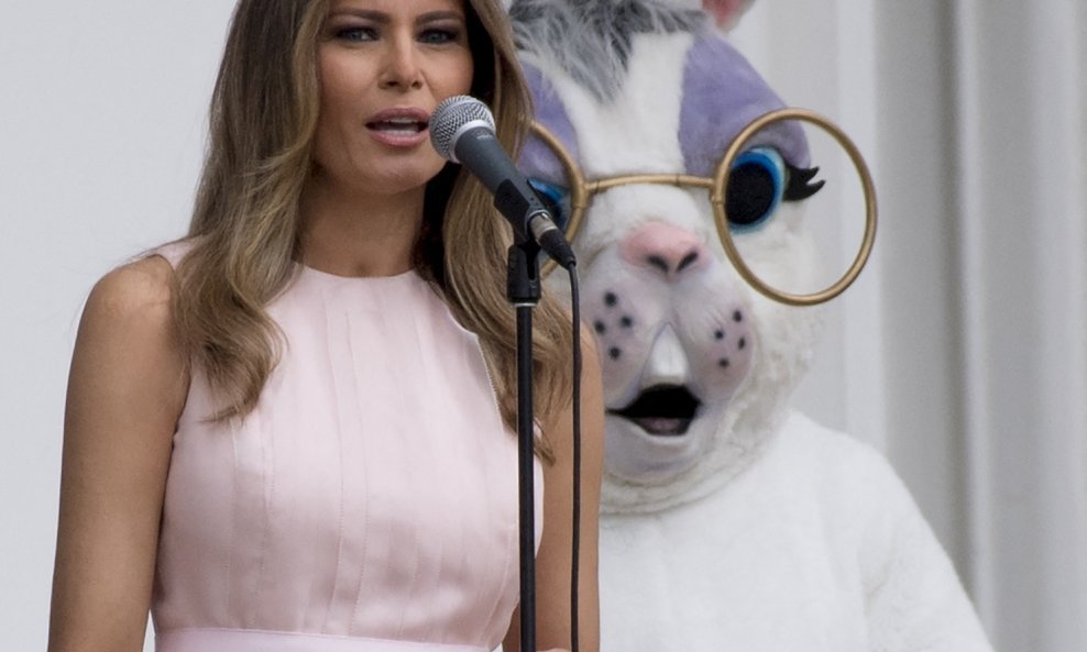 Melania Trump i uskršnji zec 2017.