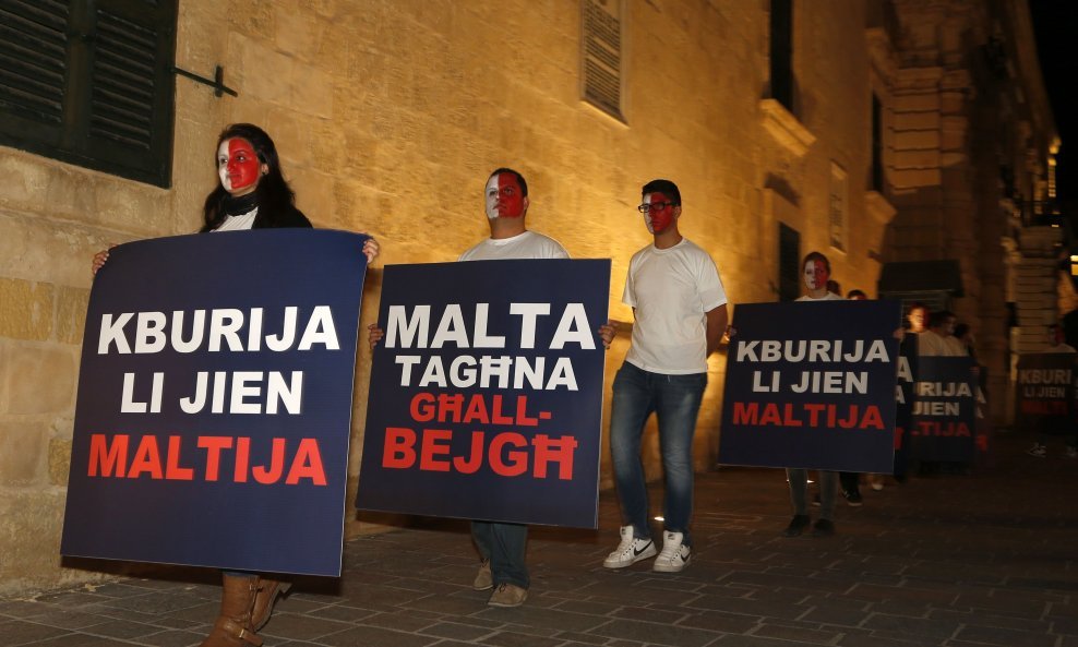 Malta prosvjed državljanstvo