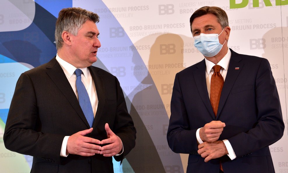 Zoran Milanović i Borut Pahor