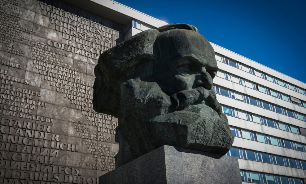 Skulptura Karla Marxa