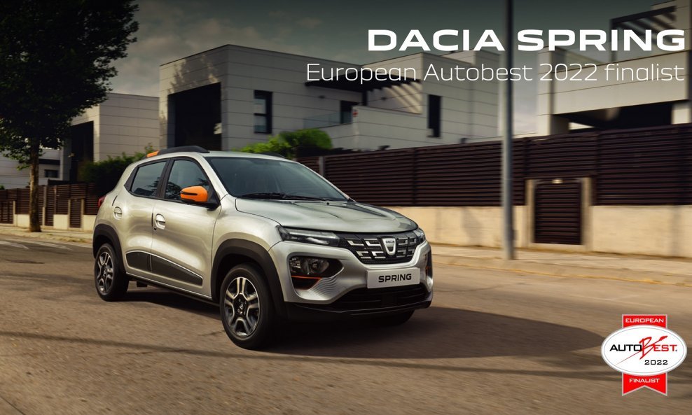 Dacia Spring ušla je u finale za nagradu AUTOBEST – Best Buy Car Europe 2022