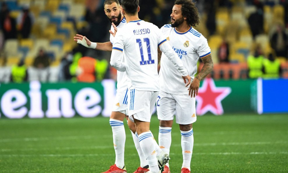Benzema, Asensio i Marcelo