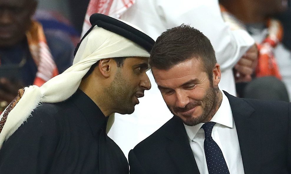 Nasser al-Khelaifi i David Beckham
